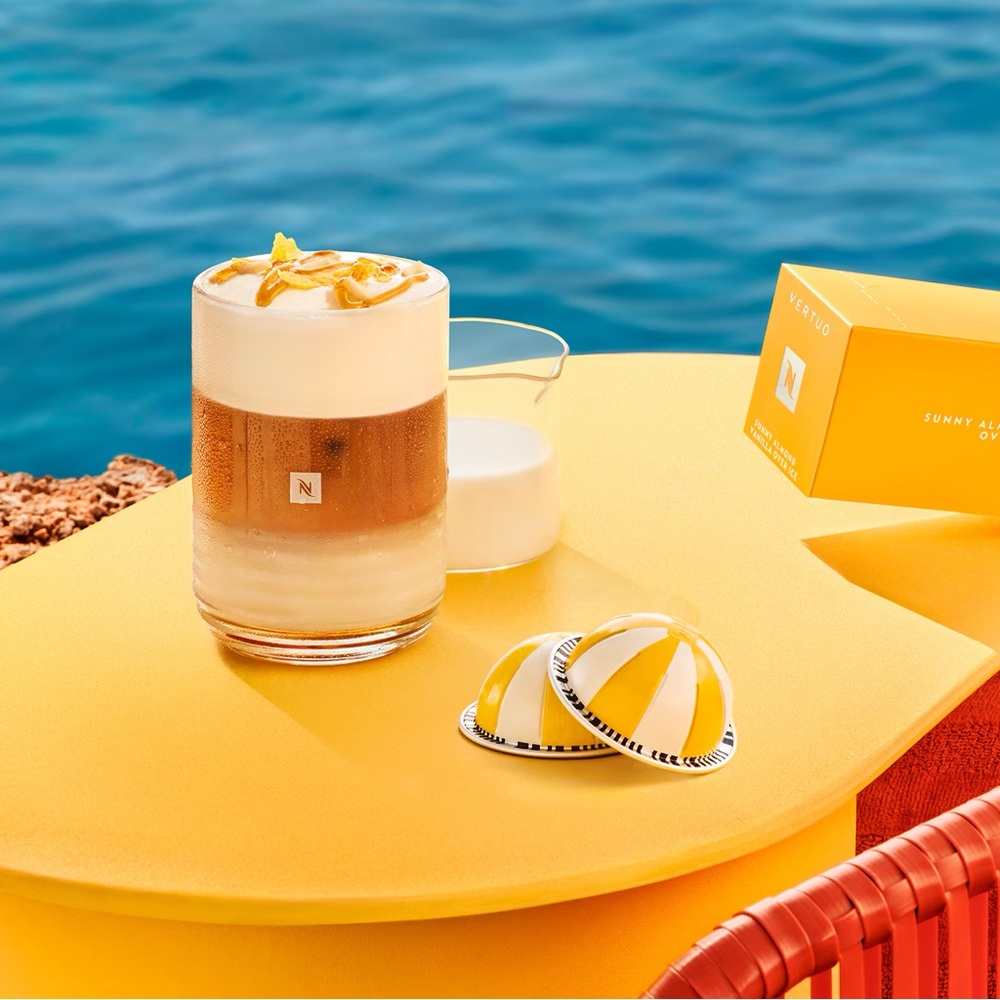 Unopened Box of Nespresso Vertuo Sunny Almond Vanilla Over Ice Pods (10 count)